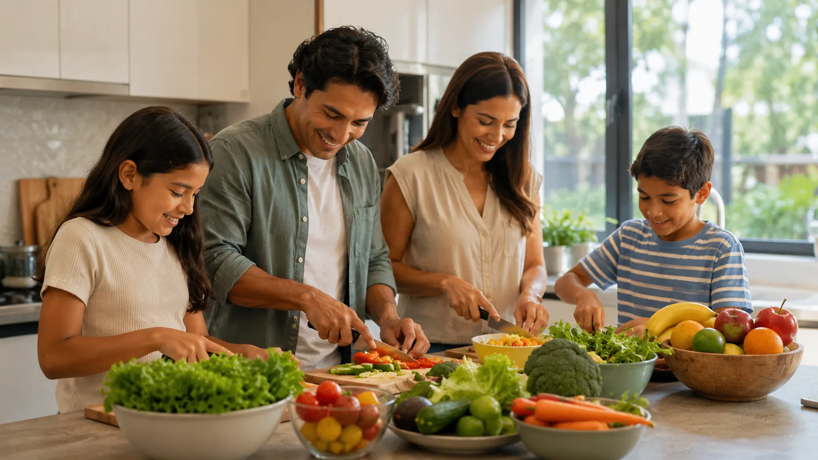 Preparación de alimentos para una alimentación equilibrada